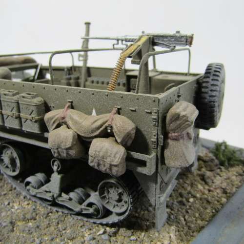 US Army military display diorama with lead dome