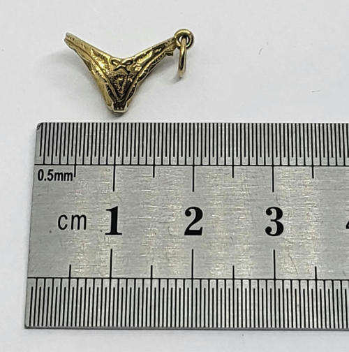 9Kt Gold panty charm pendant - Weighs 1.0g