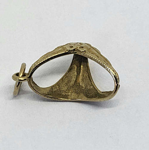 9Kt Gold panty charm pendant - Weighs 1.0g