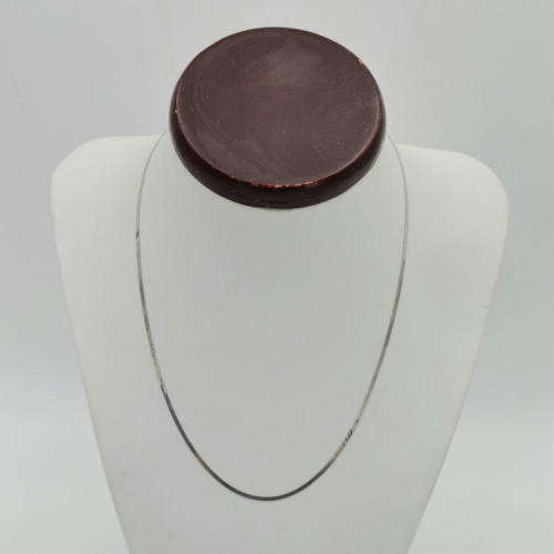 Sterling  Silver necklace 39cm - weighs 1.8g