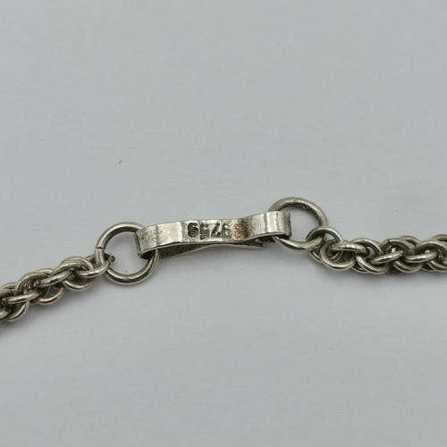 925 Silver necklace 44cm - weighs 9.2g