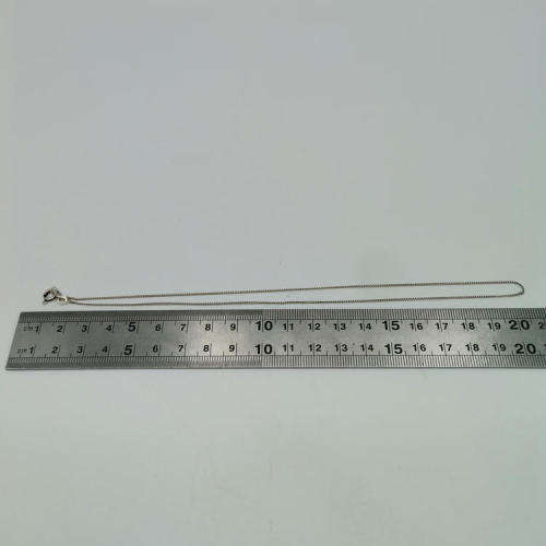 Silver necklace 39cm - weighs 1.3g