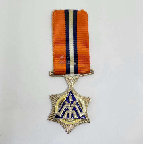 SA Police silver star for merit medal