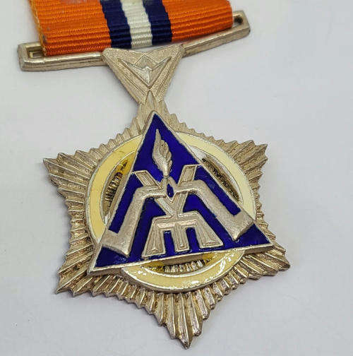 SA Police silver star for merit medal