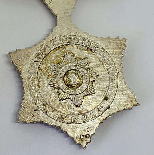 SA Police silver star for merit medal