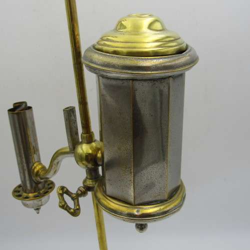 Antique brass student lamp - some missing parts