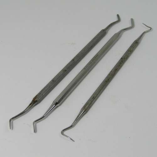 Lot of 8 dentist tools