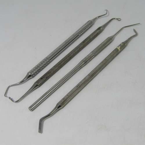 Lot of 10 dentist tools