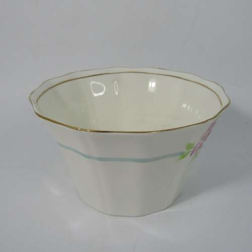 Vintage Adderley porcelain teapot, milk jug, sugar bowl and cookie platter