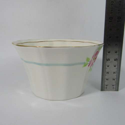 Vintage Adderley porcelain teapot, milk jug, sugar bowl and cookie platter