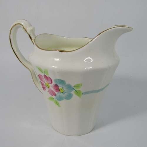 Vintage Adderley porcelain teapot, milk jug, sugar bowl and cookie platter