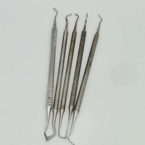 Lot of 9 dentist tools