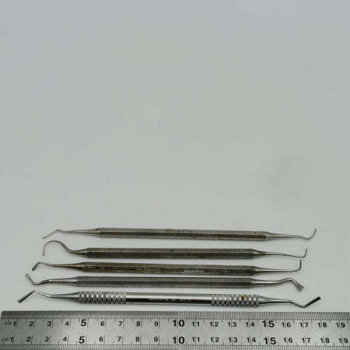 Lot of 9 dentist tools