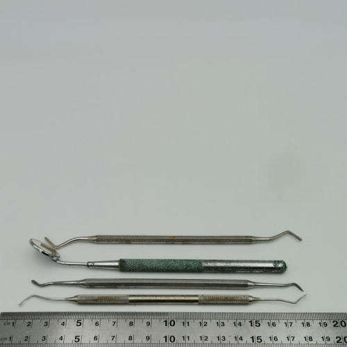 Lot of 9 dentist tools