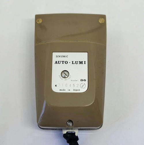 Vintage Sekonic Auto-Lumi light exposure meter - Working