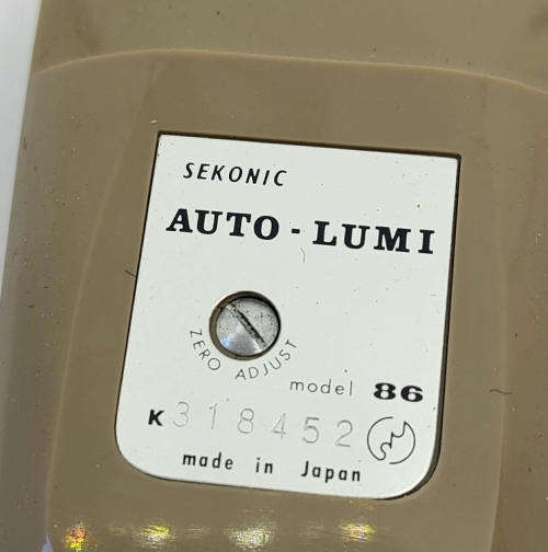 Vintage Sekonic Auto-Lumi light exposure meter - Working