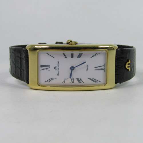Maurice Lacroix 47109 Gold Electroplated ladies quartz watch with box - working