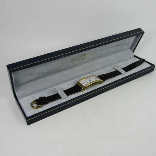 Maurice Lacroix 47109 Gold Electroplated ladies quartz watch with box - working