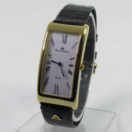 Maurice Lacroix 47109 Gold Electroplated ladies quartz watch with box - working