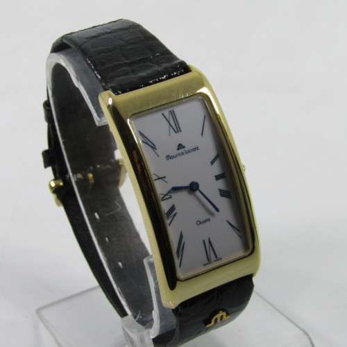 Maurice Lacroix 47109 Gold Electroplated ladies quartz watch with box - working