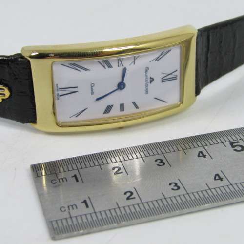 Maurice Lacroix 47109 Gold Electroplated ladies quartz watch with box - working