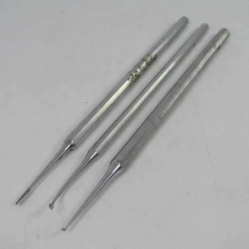 Lot of 6 different dentist tools