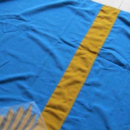 South African Police 75 Years commemorative flag - 113 x 180cm