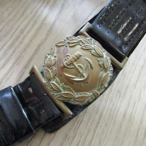 SA Navy sword belt & buckle - post 1961 - 88cm