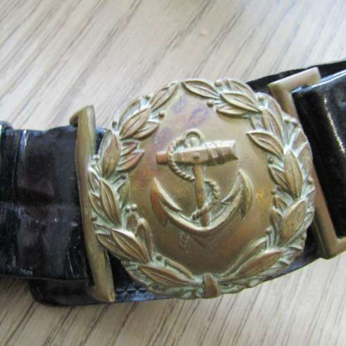 SA Navy sword belt & buckle - post 1961 - 88cm