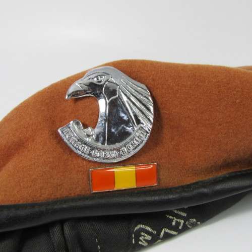 SADF Personnel services corps beret with badge & balkie