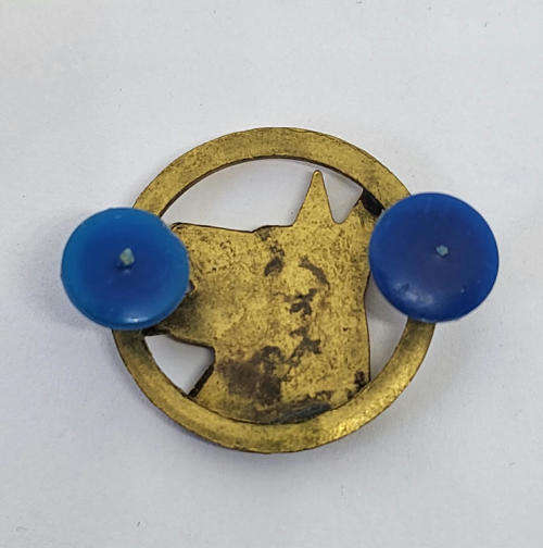 Old Police dog handler breast badge