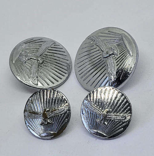 Lot of 4 SA Air Force Gymnasium buttons