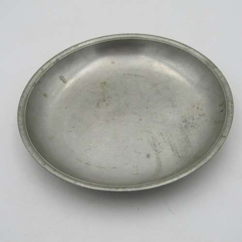 Antique 1842 CH. Raithel German pewter bowl