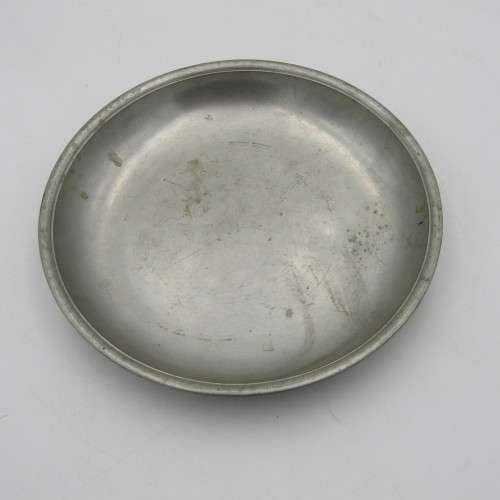 Antique 1842 CH. Raithel German pewter bowl