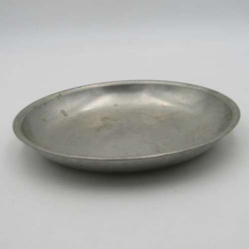 Antique 1842 CH. Raithel German pewter bowl