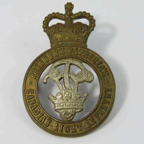 Princess Patricia`s Canadian Light Infantry cap badge