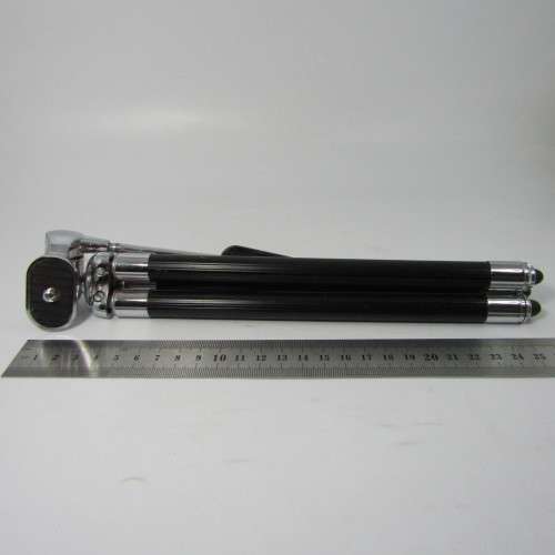 Vintage Hifra camera tripod in leather pouch