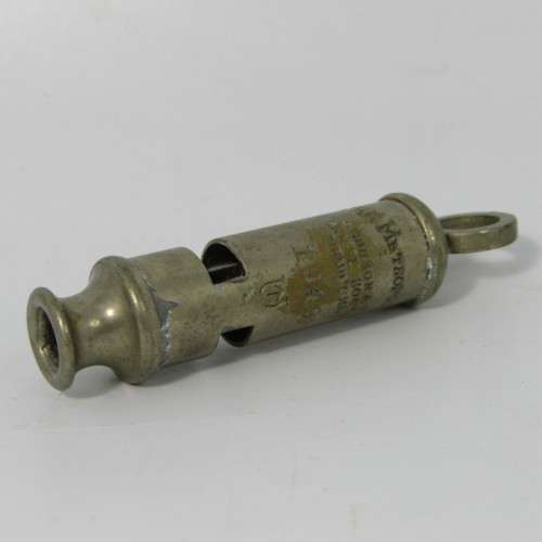 1949 The Metropolitan military whistle by J. Hudson & Co.