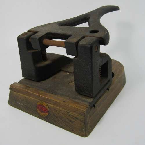 Vintage Criterion 2-hole paper punch