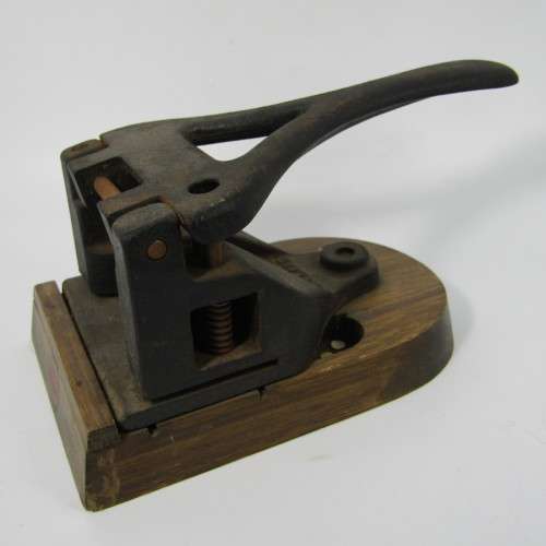 Vintage Criterion 2-hole paper punch