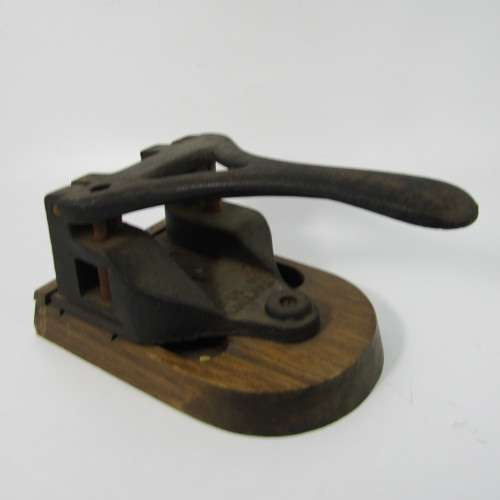 Vintage Criterion 2-hole paper punch