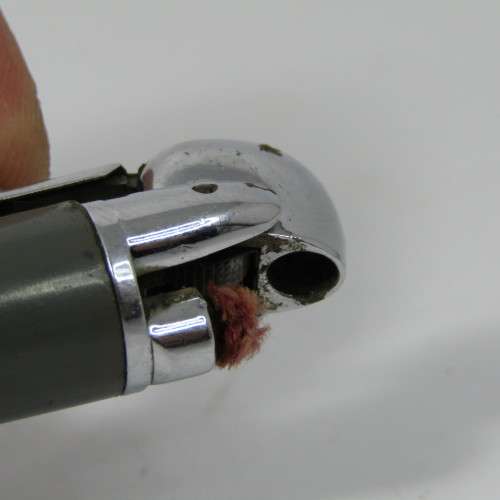 Vintage Ronson Penciliter pencil lighter in case - not working - front tip loose