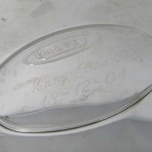 Dalvey Scotland stainless steel hipflask with foldable cup