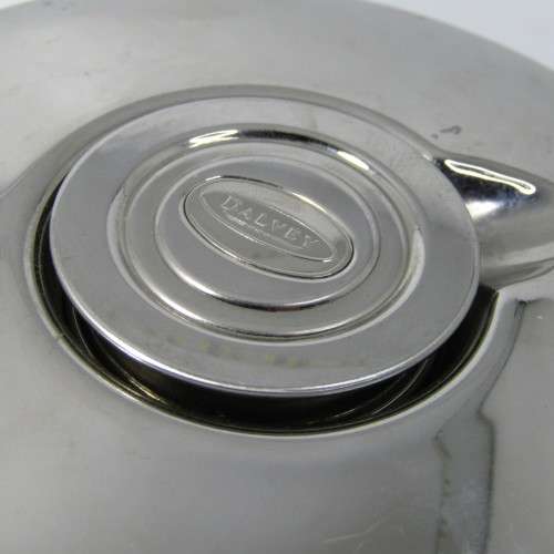Dalvey Scotland stainless steel hipflask with foldable cup