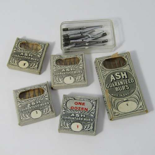 Lot of Ash Burs dental drill bits