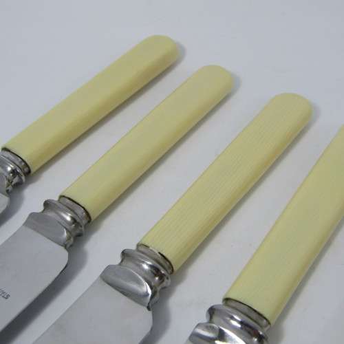 Lot of 6 vintage bone handle knives