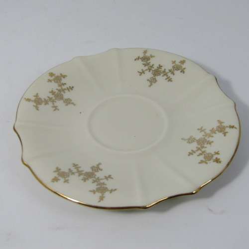 Vintage German Alka Bavaria Gilt Floral design demitasse set