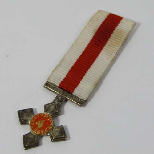 SADF Army cross full size & miniature medal - number 96