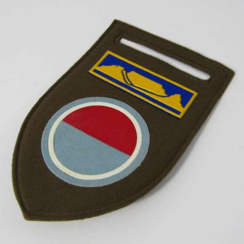 SADF Anti Aircraft Charlie Company tupperware flash with Western Province Command bar