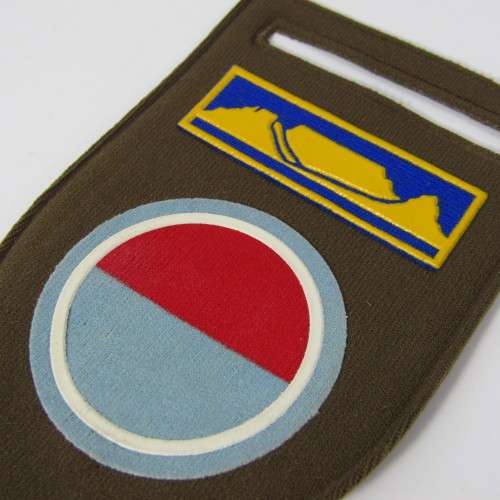 SADF Anti Aircraft Charlie Company tupperware flash with Western Province Command bar